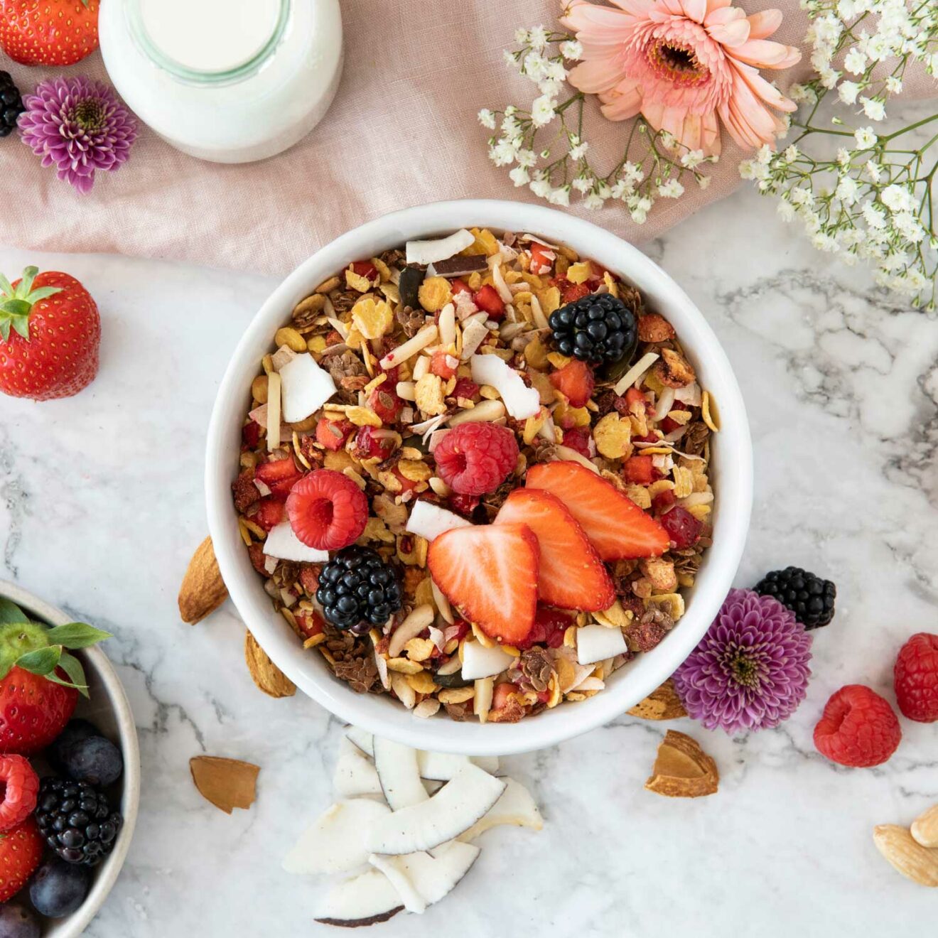 Lizza Low Carb Rote Beere Müsli Der GlutenfreiBlog